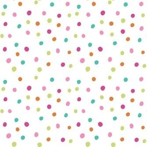 Smaller Scale Rainbow Confetti Dots
