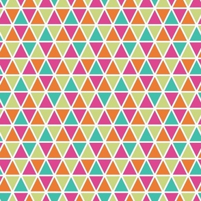 Bigger Birthday Party Triangle Colorful Rainbow Mod Geometric