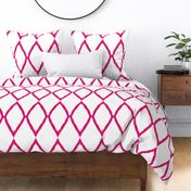 Pink Ikat Chevron