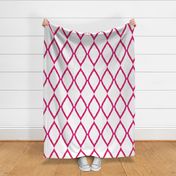 Pink Ikat Chevron