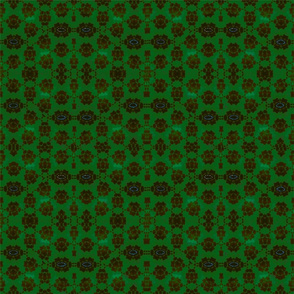 Block Print in Emerald 