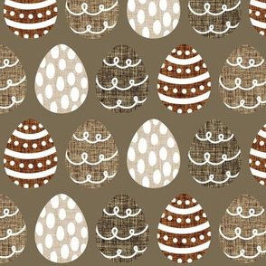 cobble easter eggs + brown, cobble, gold no. 2, 13-2