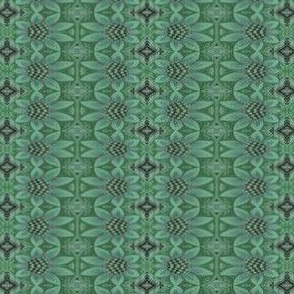 petal cross stripe - aqua jade