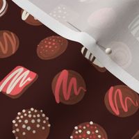 Chocolates (brown background)