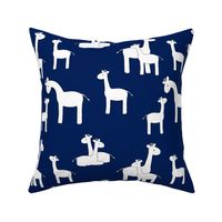 Giraffe Navy Blue Nursery