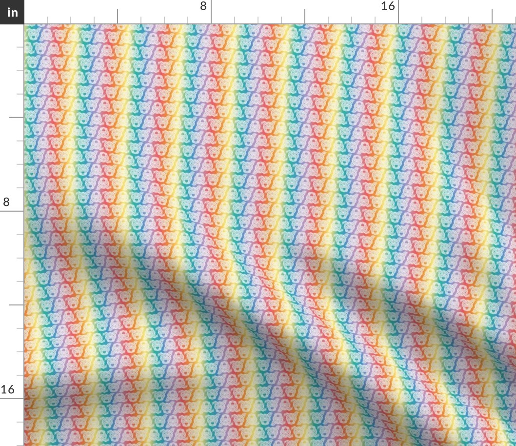 Rainbow Pitbulls - Tiny Scale