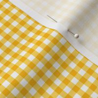 Boho gingham plaid minimalist gingham check pattern illuminating yellow white easter summer SMALL