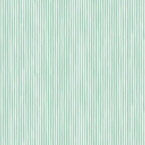 Vertical Watercolor Mini Stripes M+M Agave by Friztin