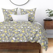 Modern Terrazzo Yellow and Grey - M 