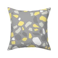 Modern Terrazzo Yellow and Grey - M 