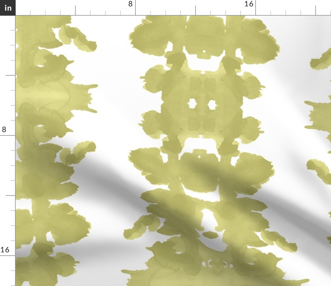 Custom 3 Chartruese double inkblot