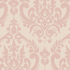 Camille Damask { baby pinks }