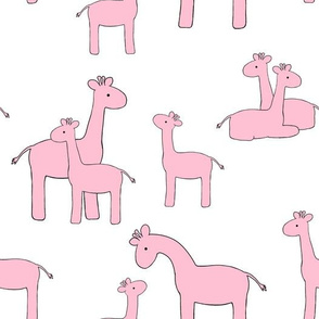 Giraffe Pink Baby Girl