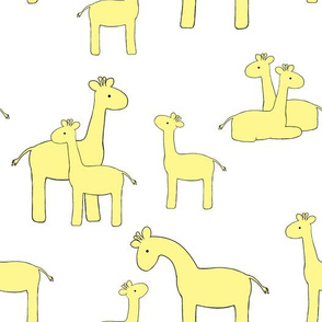 Giraffe Yellow Baby Nursery