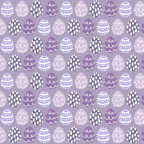 small lavender easter eggs + free spirit, 88-9, prune, lavender no. 2