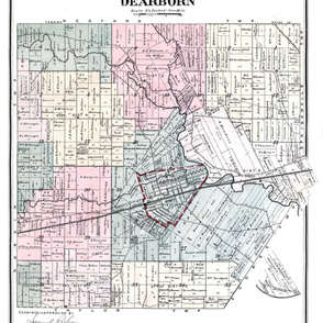 182-15 Dearborn Township Plat Map - V