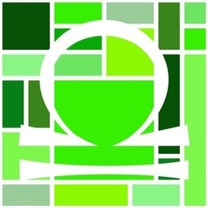 Libra Color Block Green