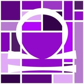 Libra Color Block Purple
