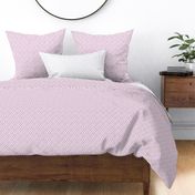 Tumbling heart pattern - lilac on white