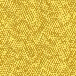 ★ REPTILE SKIN ★ Illuminating Yellow - Small Scale / Collection : Snake Scales – Punk Rock Animal Prints 4