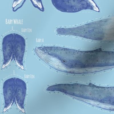 Mother And Baby Whale Mobile