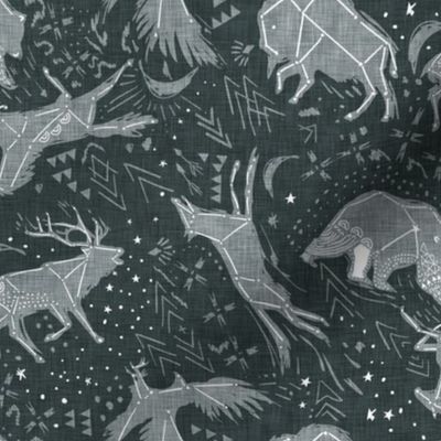 Animal Constellations (charcoal) MED 