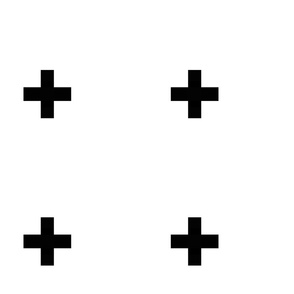 Black and white,cross shape,Scandinavian pattern 