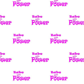 Babe with power - Pink