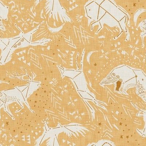 Animal constellations (yellow) MED 