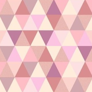 MULTICOLOR TRIANGLES • Pink Candy