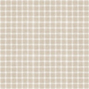 WINDOWPANE CHECK - SILVERWARE COLLECTION (LATTE)