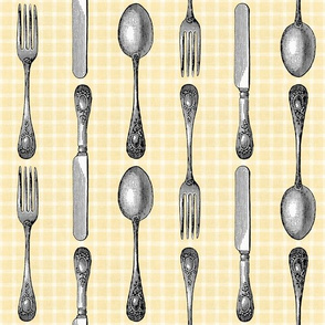 SILVERWARE CHECK - SILVERWARE COLLECTION (GOLDEN)