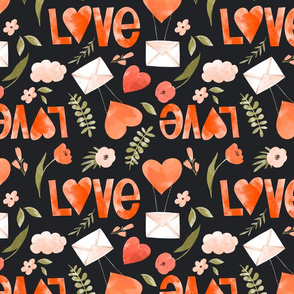 Cute love pattern