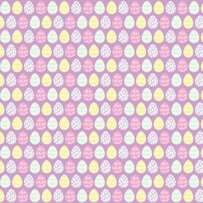 micro lilac easter eggs + soft mint, canary, tulip, lipstick