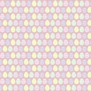 micro crepe easter eggs + petal pink, tulip, liberty, canary