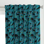 Safari Skate Park -  Teal Blue - Large Scale