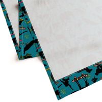 Safari Skate Park -  Teal Blue - Large Scale