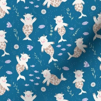 MooMaids  MerCows In the Sea - Small Scale - Magical Mythical Creatures  Cute Kid Nursery