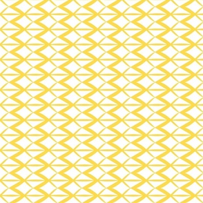 Abstract diamonds  in yellow and white