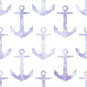 Chevron Anchor Light Purple