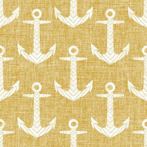 Chevron Anchor Maze Linen