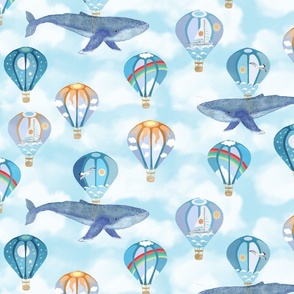 Hot Air Balloons And Whale Rides