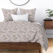 blossom butterfly light grey