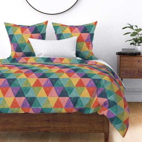 Textured Rainbow patchwork