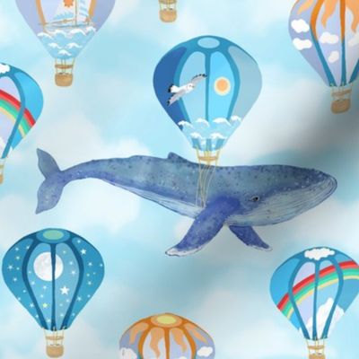 Whales Take Hot Air Balloon Rides