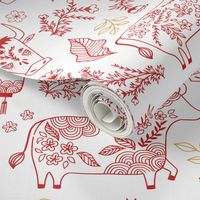 Year of the Ox Papercuts