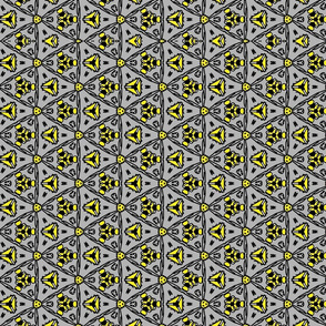 113G_Yellow & Black on  Gray_21x15