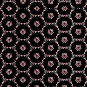 131G_Pink & Black Mandala_21x16