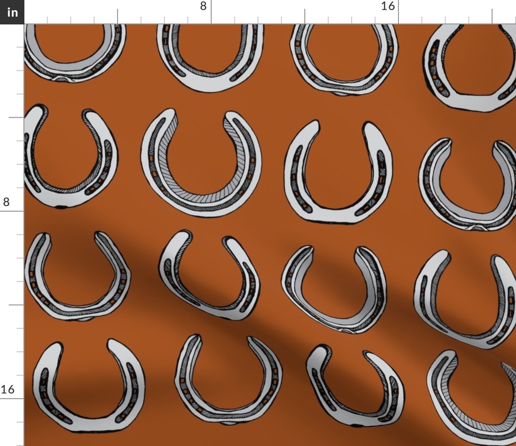 Lucky Horseshoes Copper