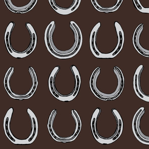 Lucky Horseshoes Dark Oak